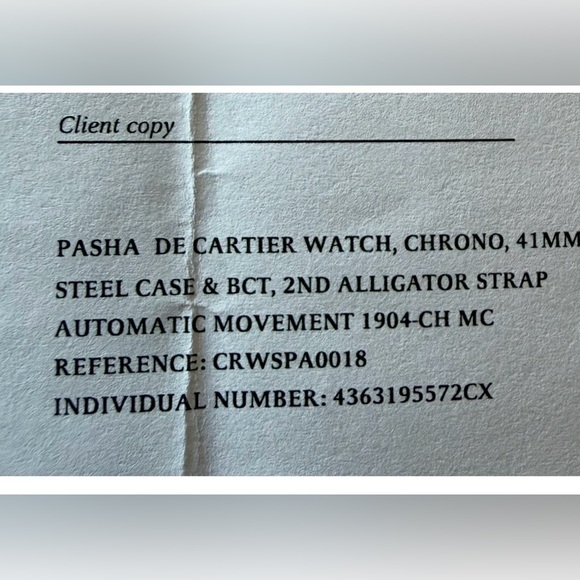 Cartier , Pasha De Cartier mens Watch with Blue Details - Picture 6 of 6